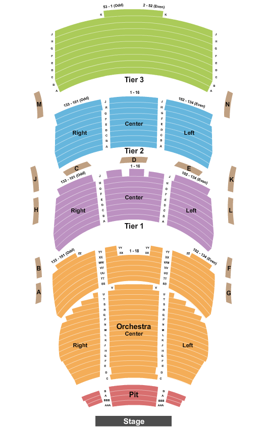 Eccles Theater Back to the Future Seating Chart